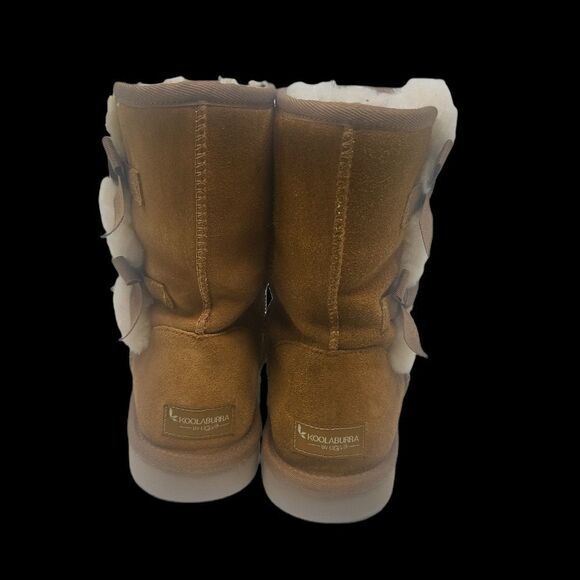 Koolaburra Ladies Shearling Bow Boots - Picture 4 of 5